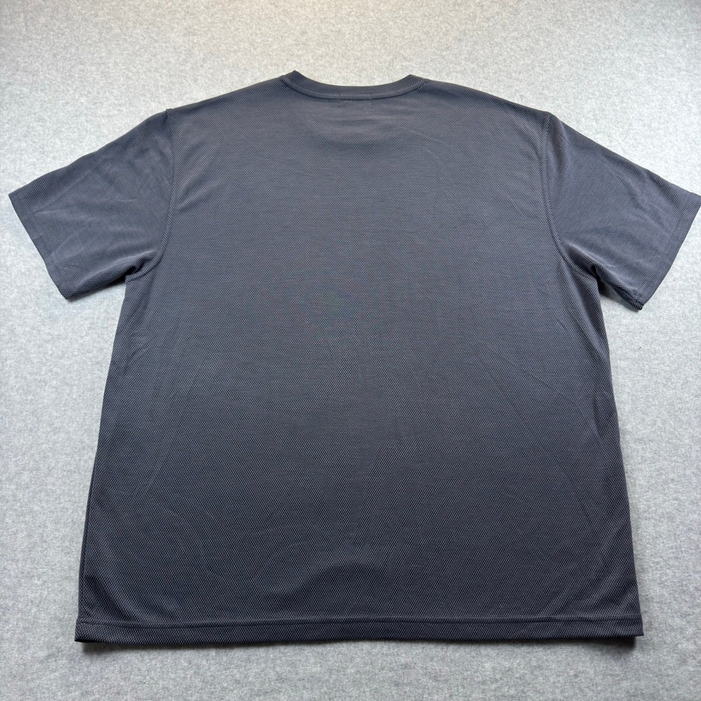 Calvin Klein Mens XXL Gray Textured Modal Blend Short Sleeve Crewneck T-Shirt - Picture 3 of 7